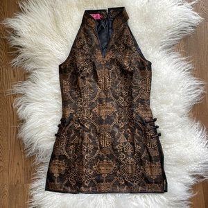 Chinese silk high neck top and shawl